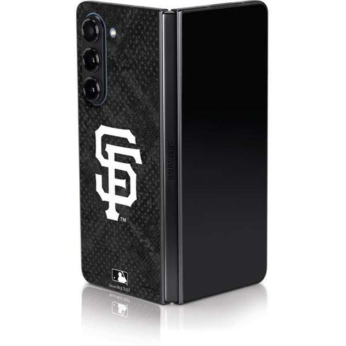 MLB San Francisco Giants Dark Wash Galaxy Z Fold5 5G Skin